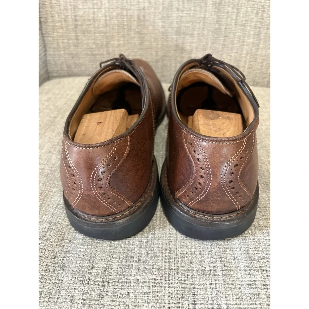 Allen Edmonds 7551 Canfield Saddle Oxford Dress Shoes Brown Rogue Mens 11‎ B